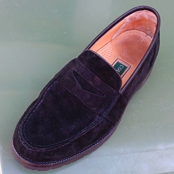 COLE HAAN Cole Haan Men's Pinch Grande Suede Penny Loafer - Picture 16 of 16